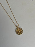 Sunburst Brass Medallion Pendant