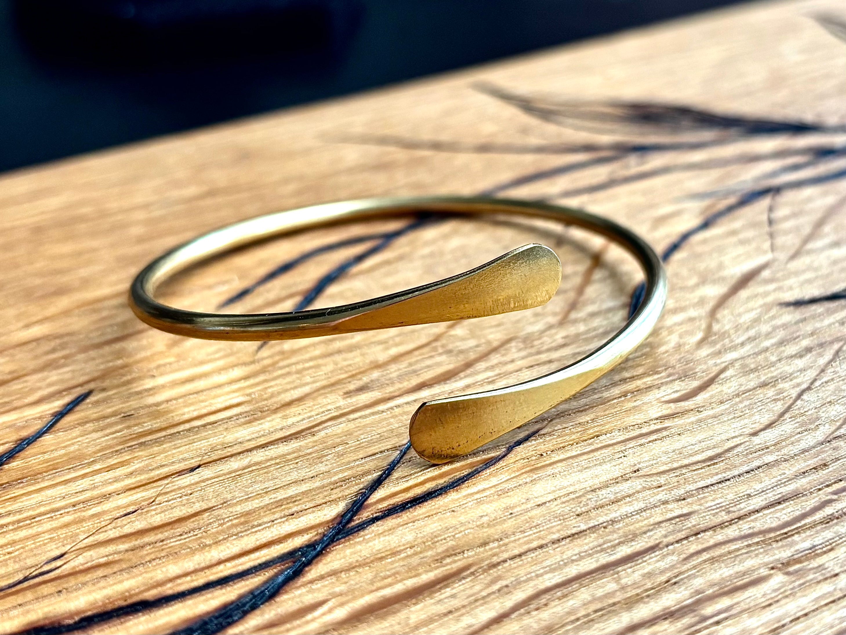 Solid Brass Stacking Bangle