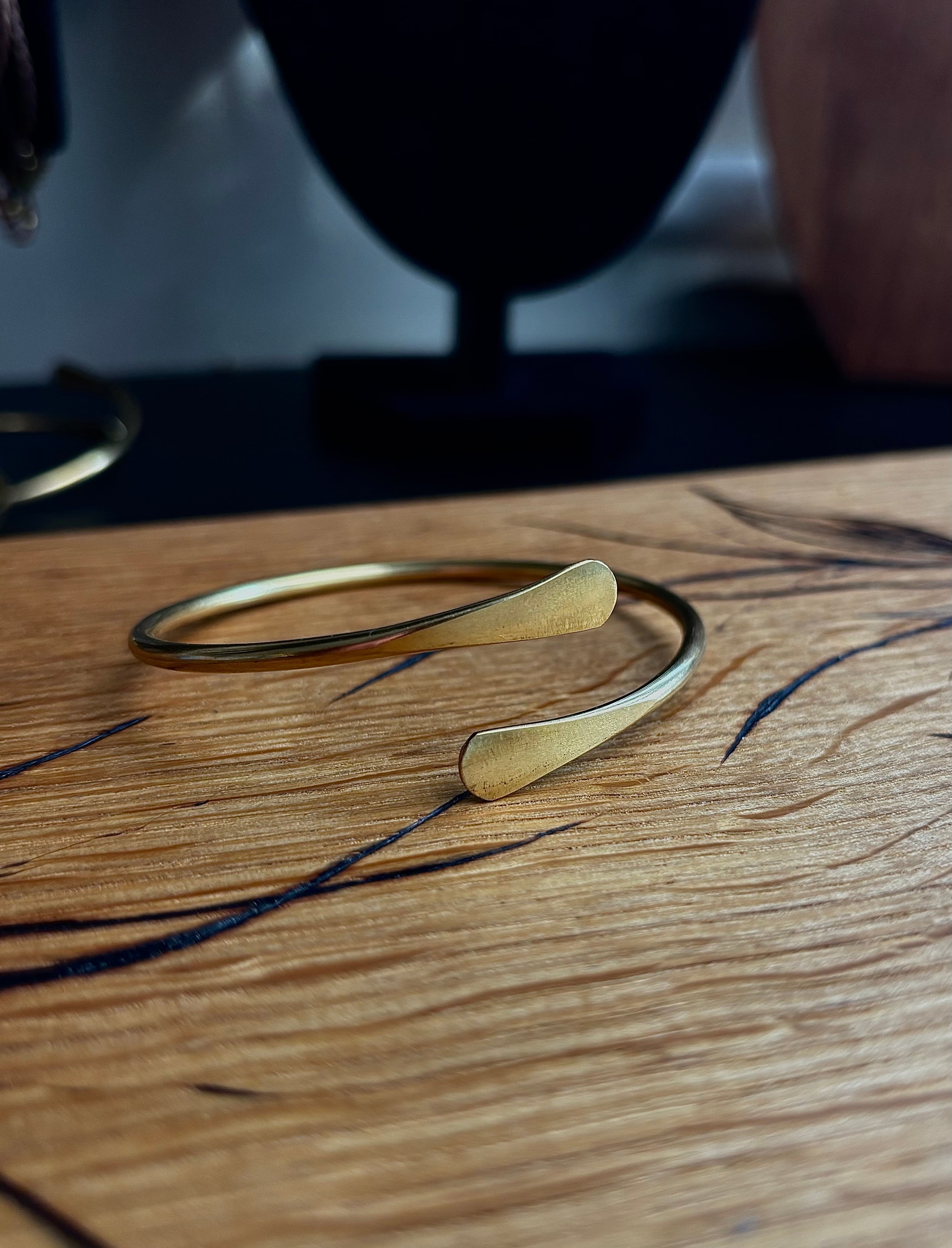 Solid Brass Stacking Bangle