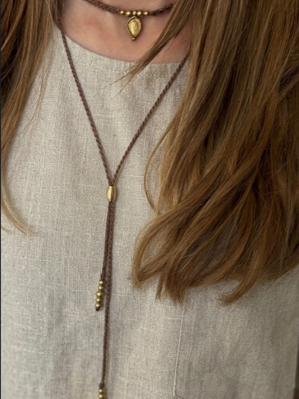 The Earth wrap necklace
