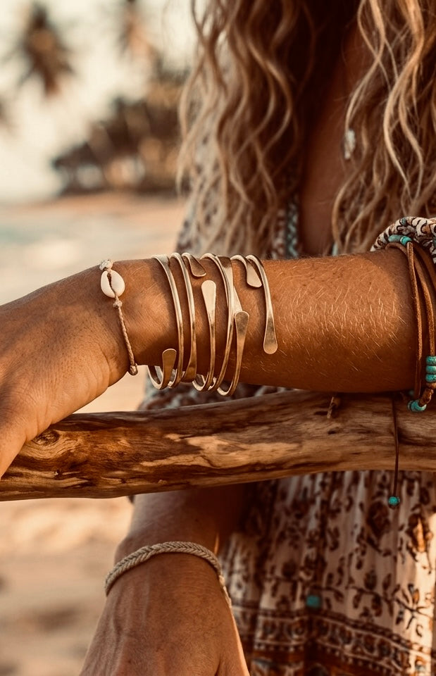 Solid Brass Stacking Bangle