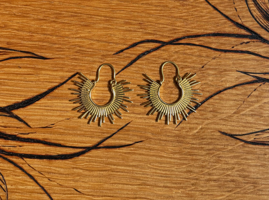 The Yoko Sun Beam earrings