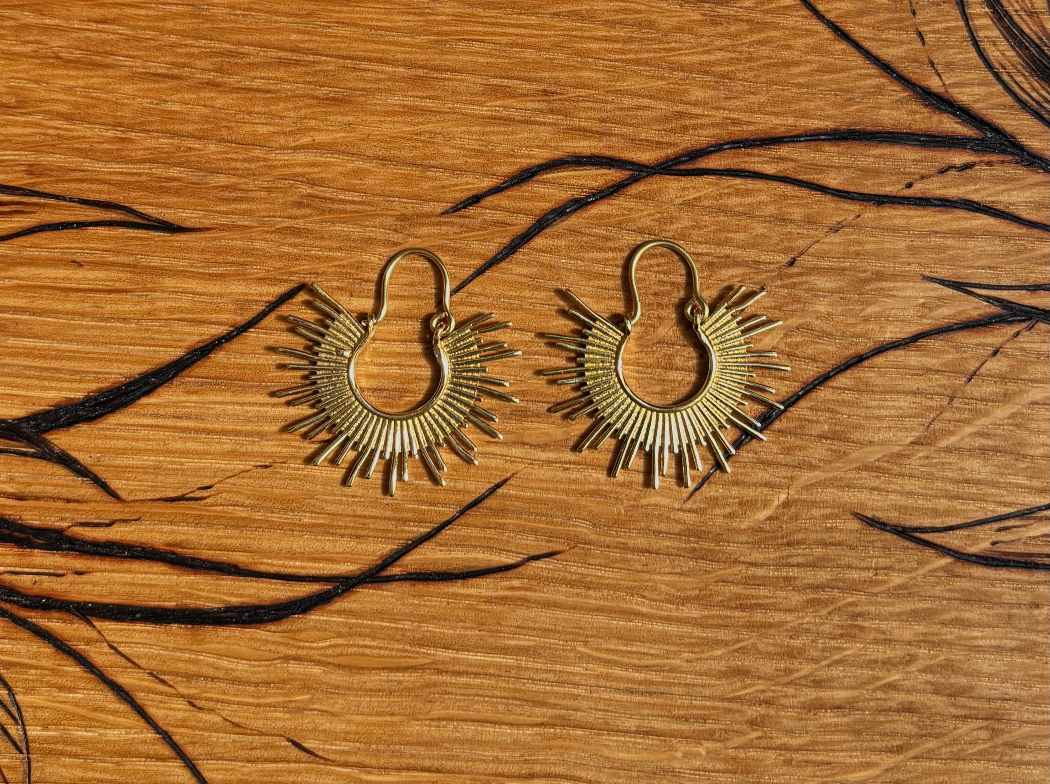 The Yoko Sun Beam earrings